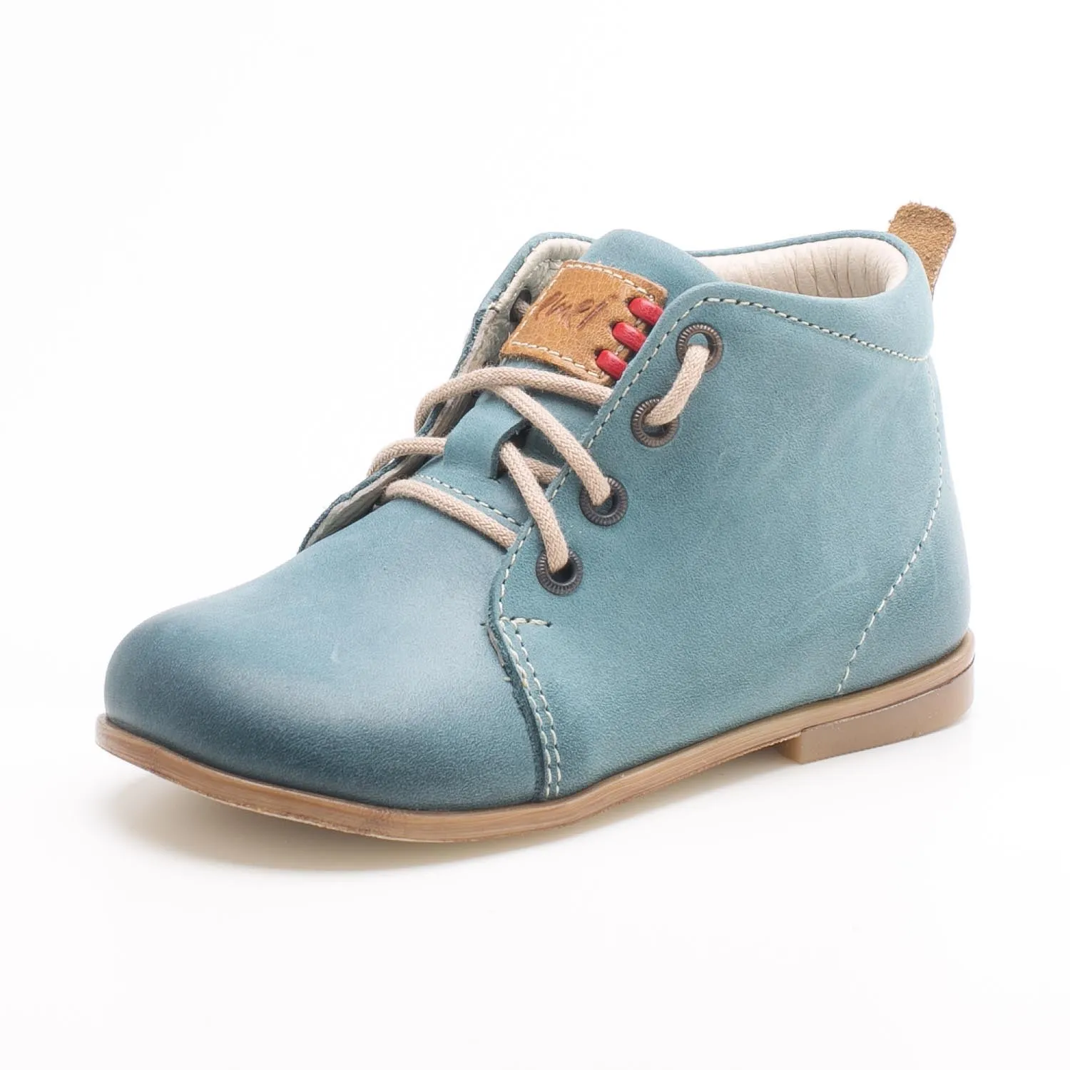 (1075-23) Emel blue First Shoes