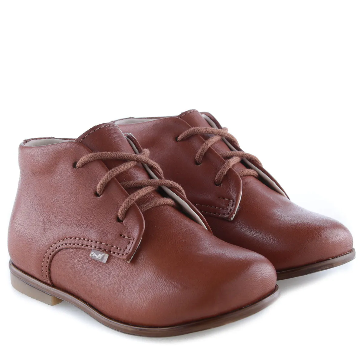 (1426A-30) Emel Brown Lace Up Classics