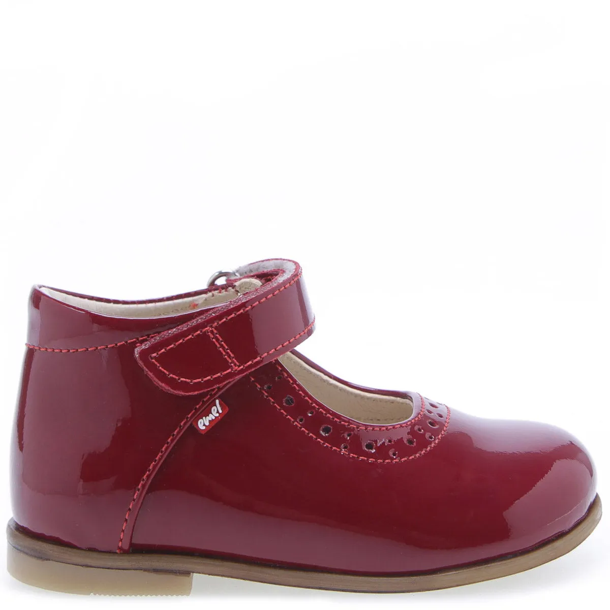 (2397A-1) Emel Red ballerina - patent leather