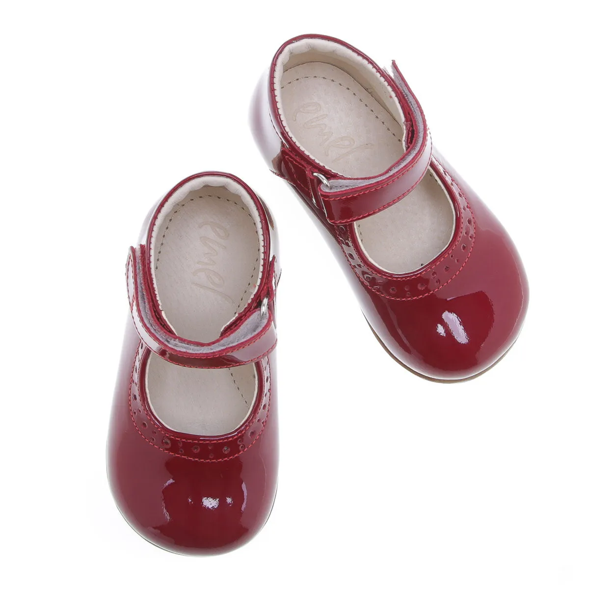 (2397A-1) Emel Red ballerina - patent leather