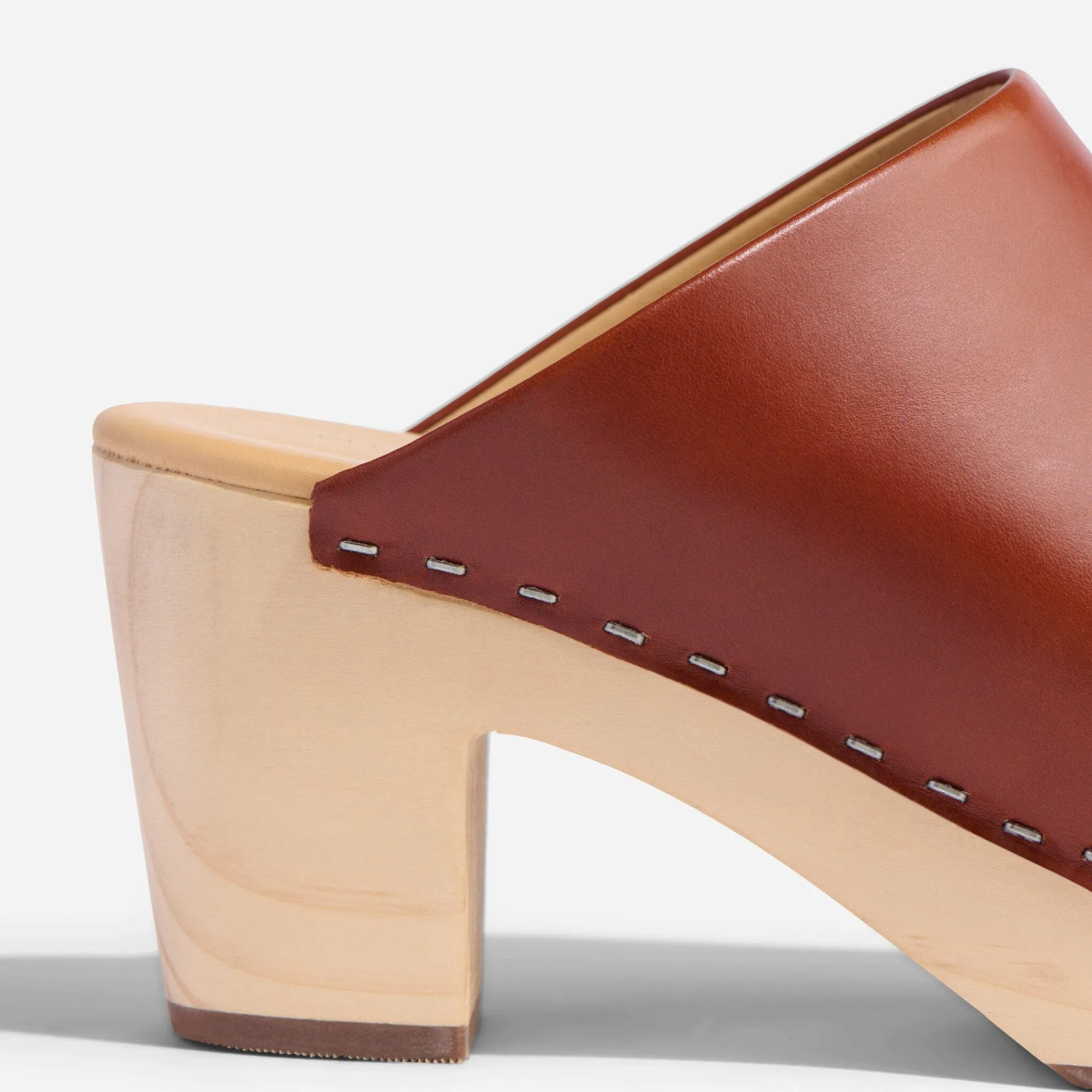 All-Day Heeled Clog Brandy