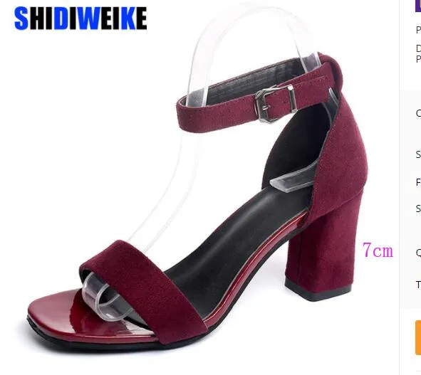 Ankle Strap Heels Women Sandals Summer Shoes Women Open Toe