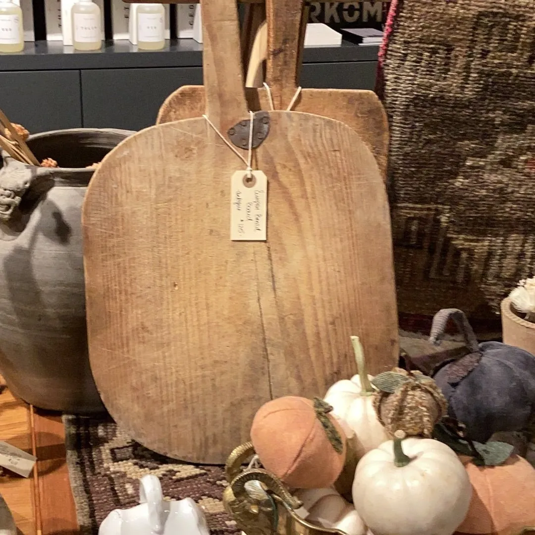 Antique European Bread Board, Small