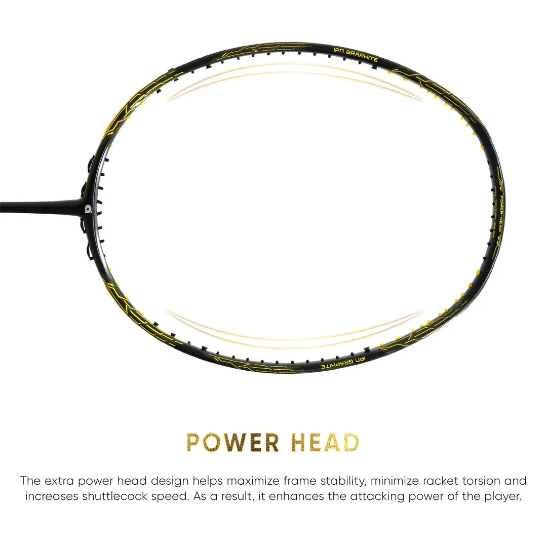 Apacs Z-Ziggler Limited Edition Unstrung Badminton Racket in Black and Yellow