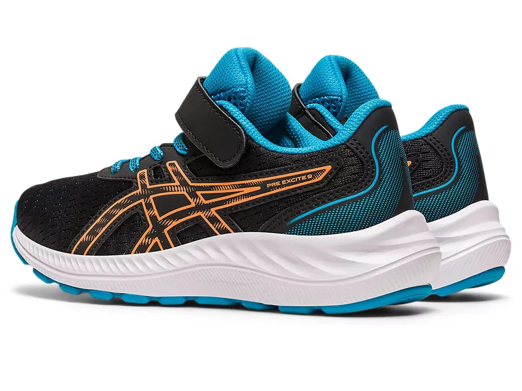 Asics Kid's Pre Excite 9 PS - Black/Sun Peach