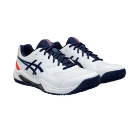 Asics men's tennis shoe for clay courts Gel Dedicate 8 Clay 1041A448-102 white-blue