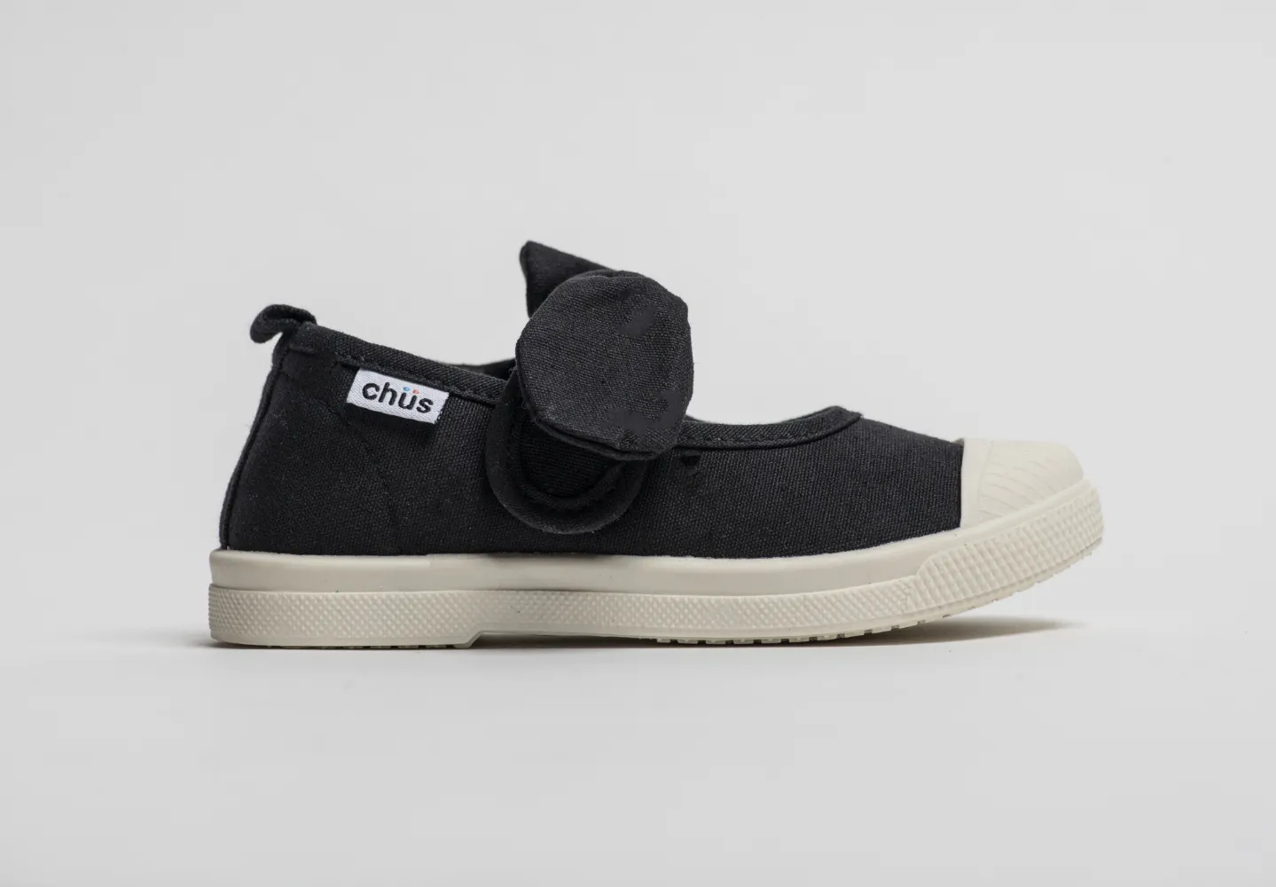 Athena Velcro Sneaker | Black