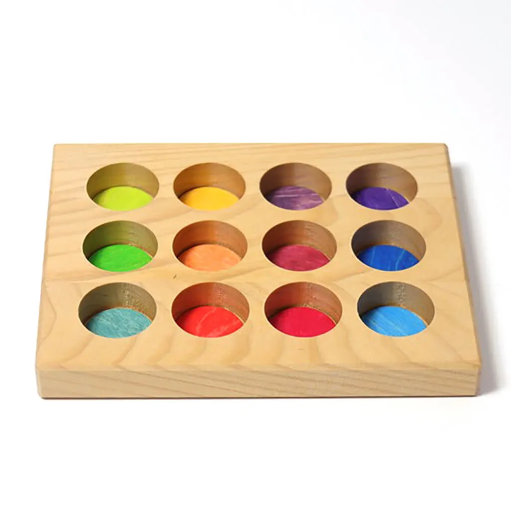 Authentic Grimm's Sorting Board Rainbow