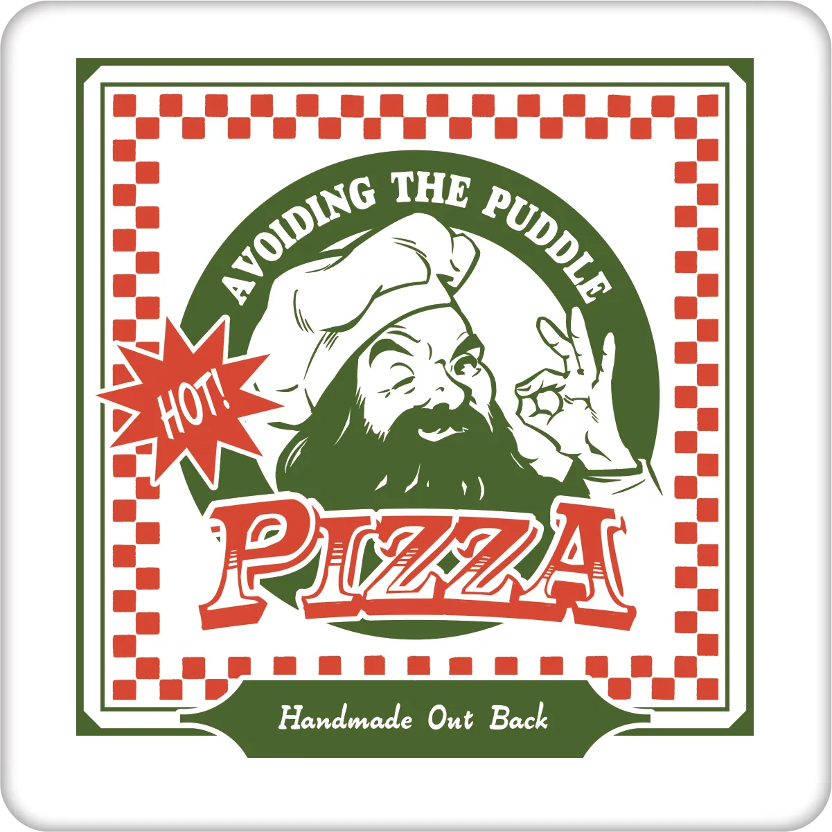 Deluxe ATP Pizza-Themed Coasters