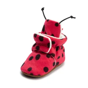 Baby Boy Newborn Lady Bug First Walker Shoes