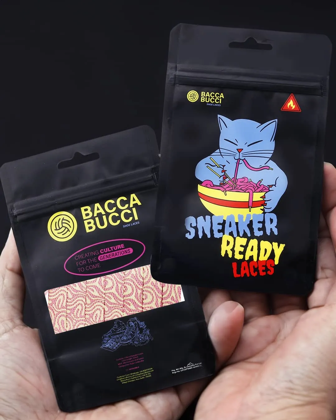 Bacca Bucci "SQUIGGLE" Sneaker Laces