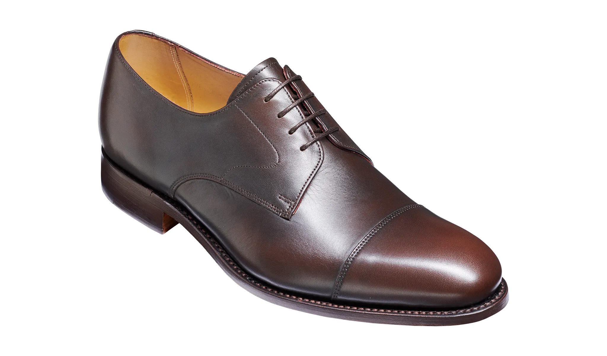 Barker Morden Classic toe-cap Derby Shoe - Expresso Calf