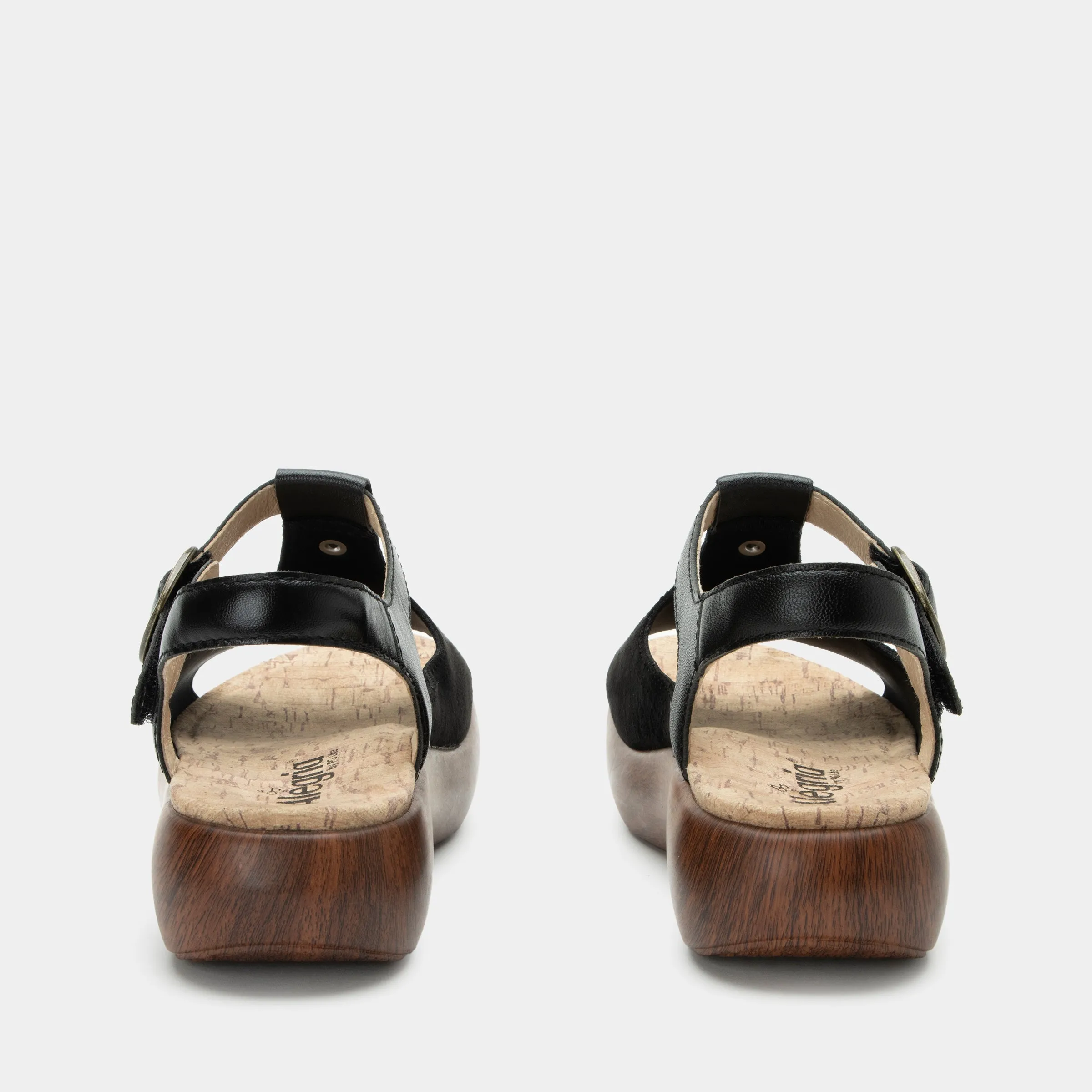 Betsie Stretch Black Sandal