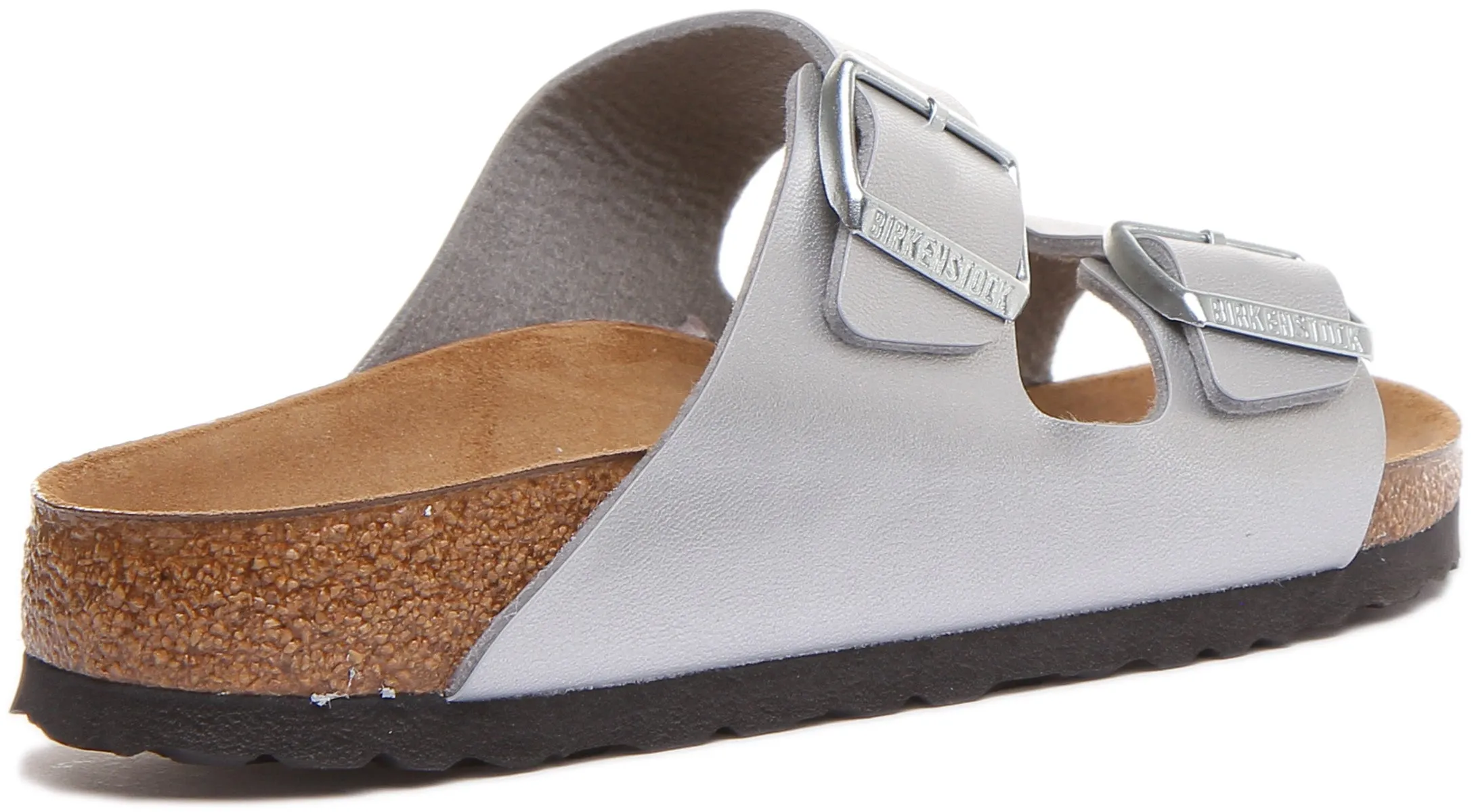 Birkenstock Arizona In Silver For Women | Narrow Fit