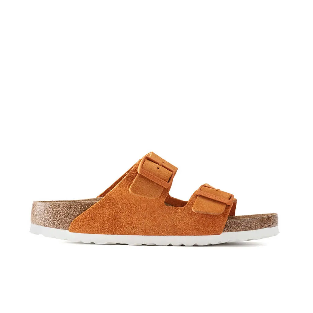 Birkenstock Arizona Narrow SFB Russet Orange Nubuck Leather