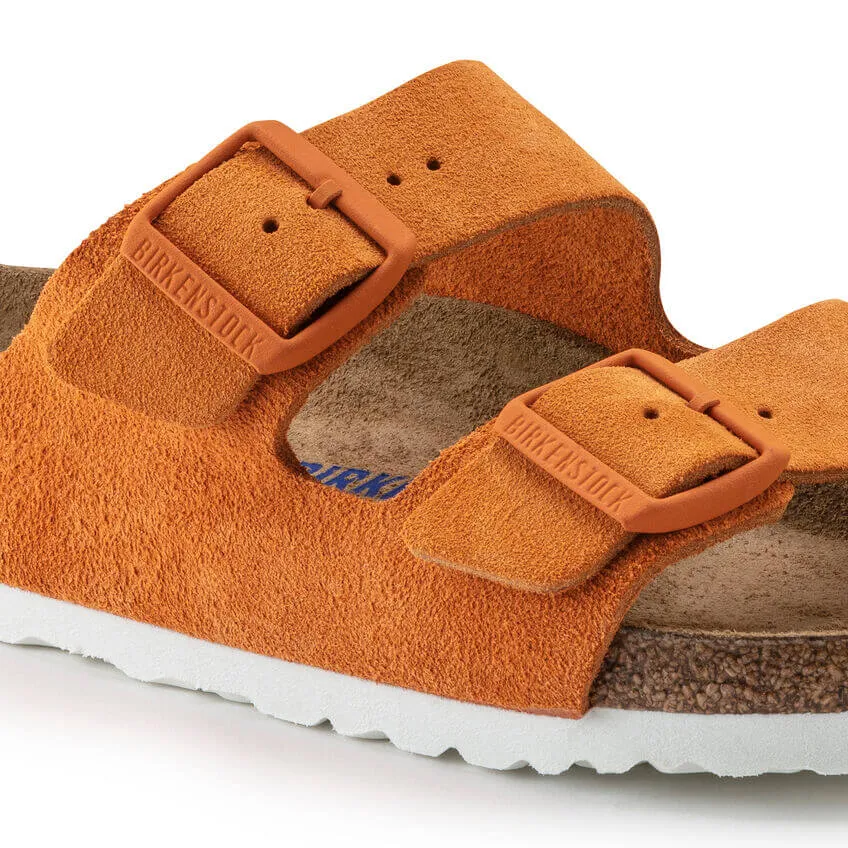 Birkenstock Arizona Narrow SFB Russet Orange Nubuck Leather