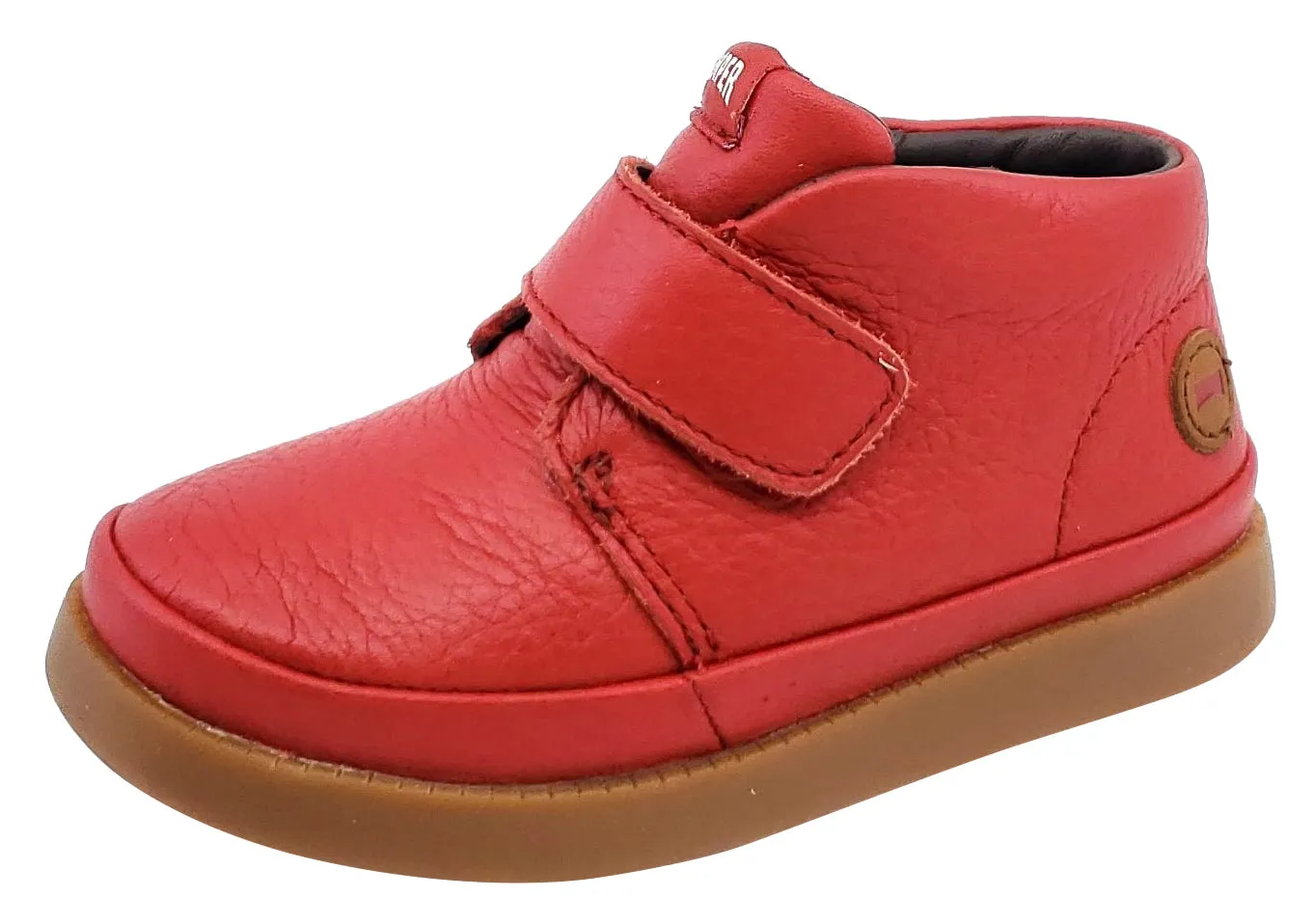 Camper for Boy's and Girl's Leather Hook and Loop Rojo Miel Bottie