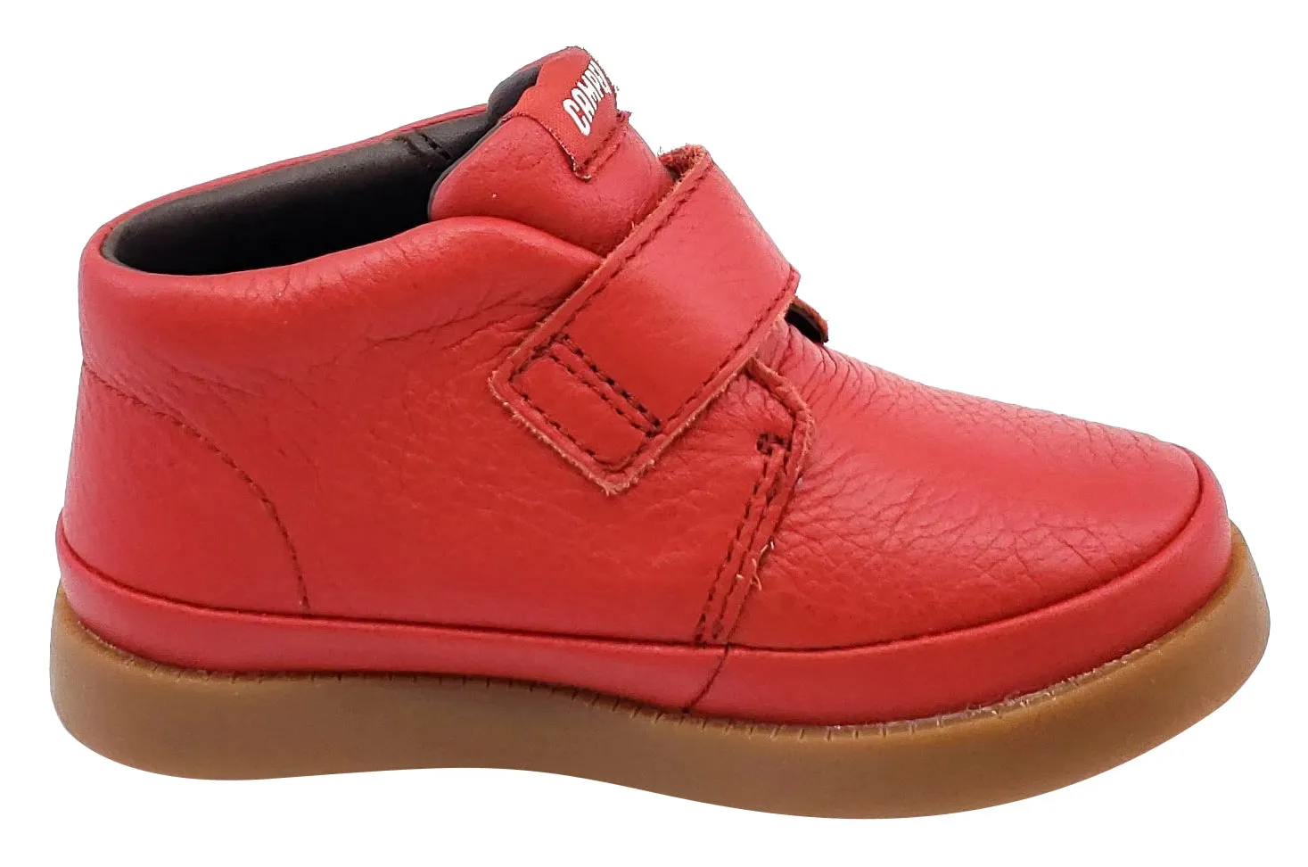 Camper for Boy's and Girl's Leather Hook and Loop Rojo Miel Bottie