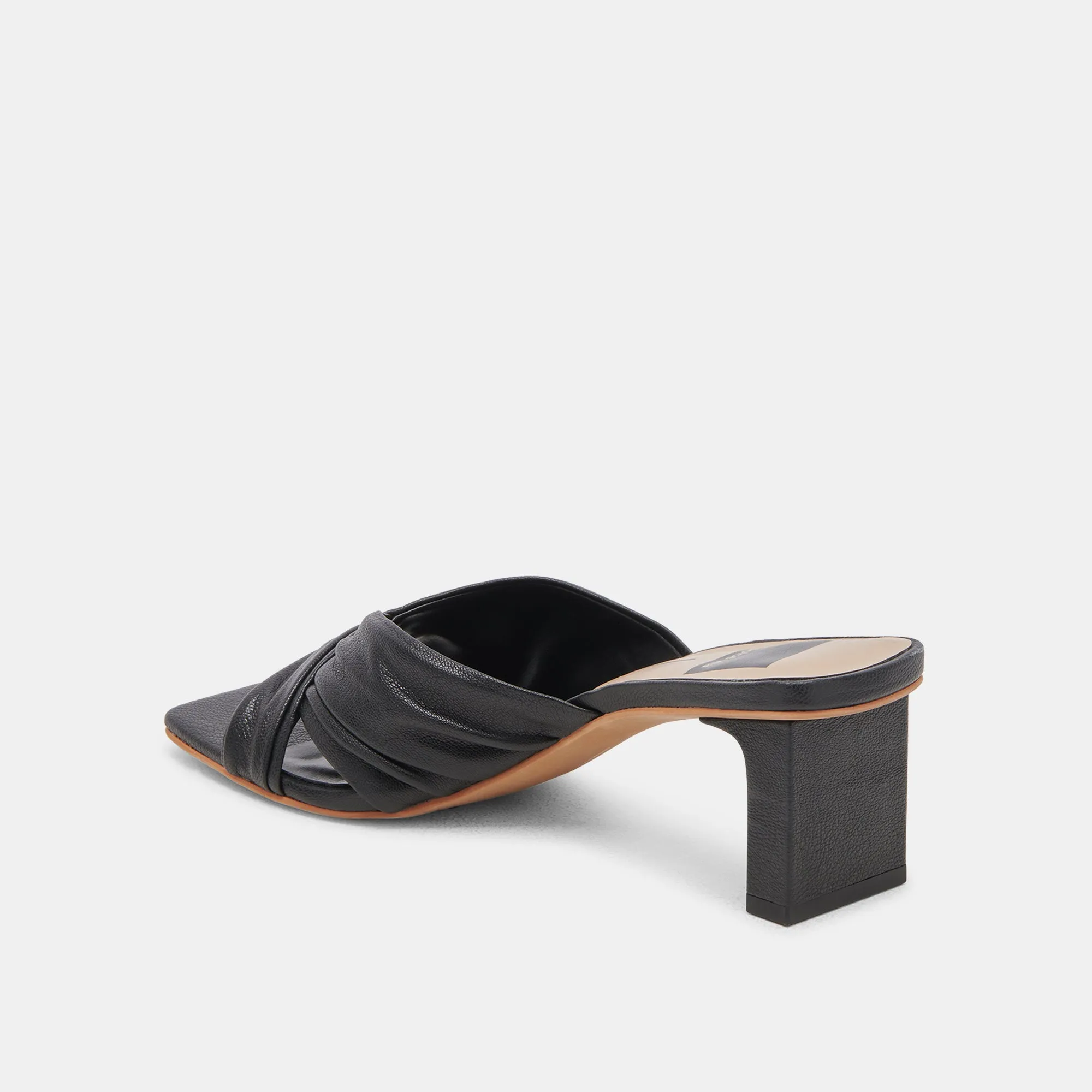 CARLAN HEELS BLACK LEATHER