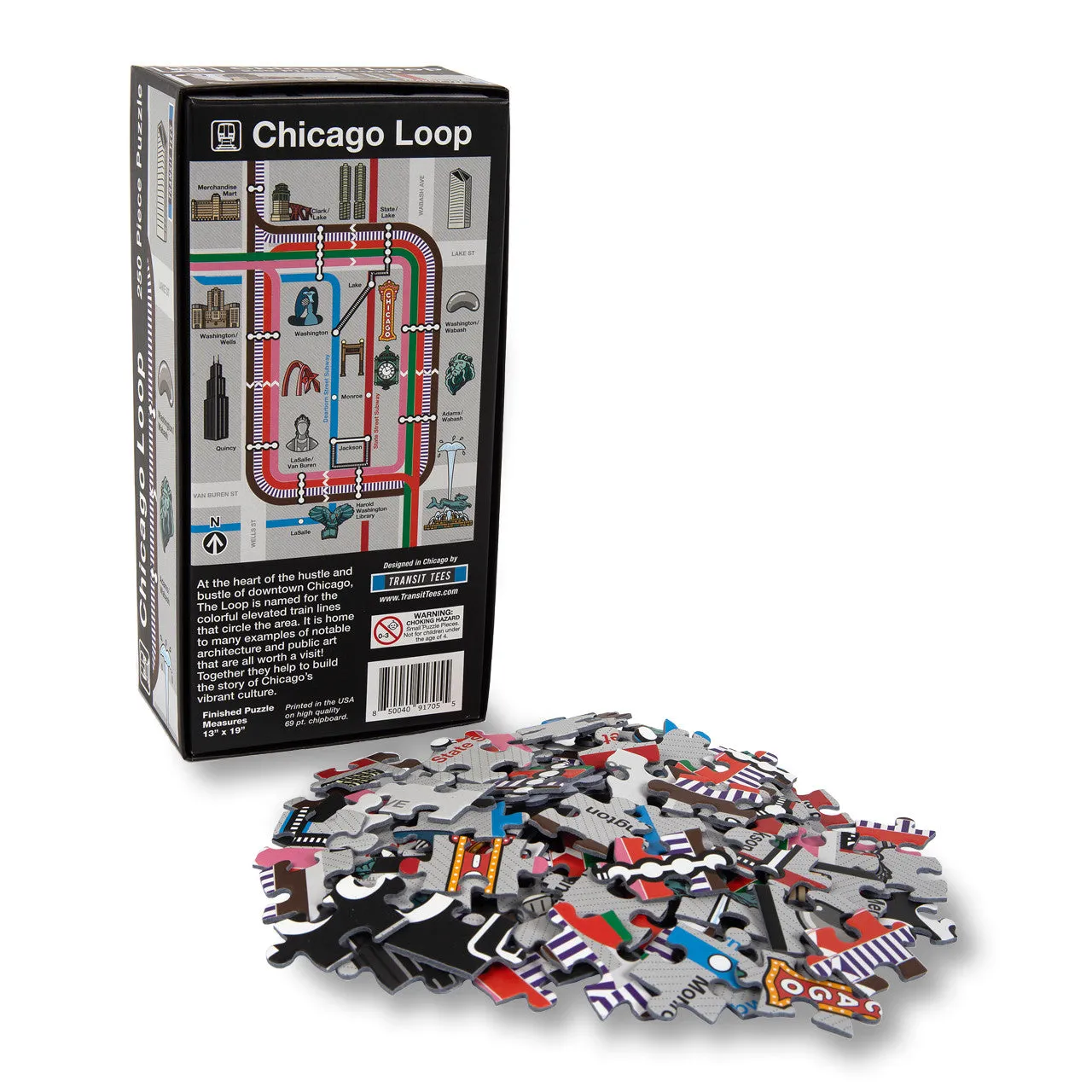 Chicago Loop 250 Piece Puzzle