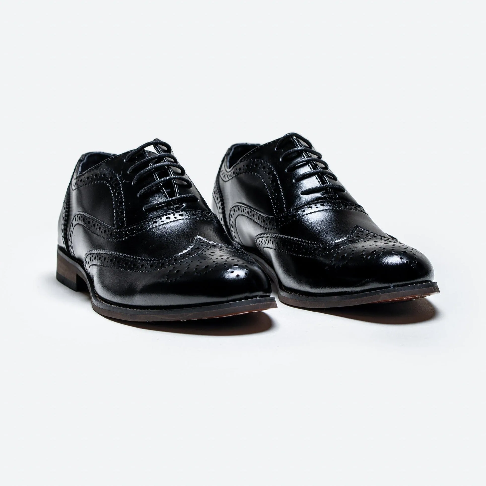 Clark Black Brogue Shoes