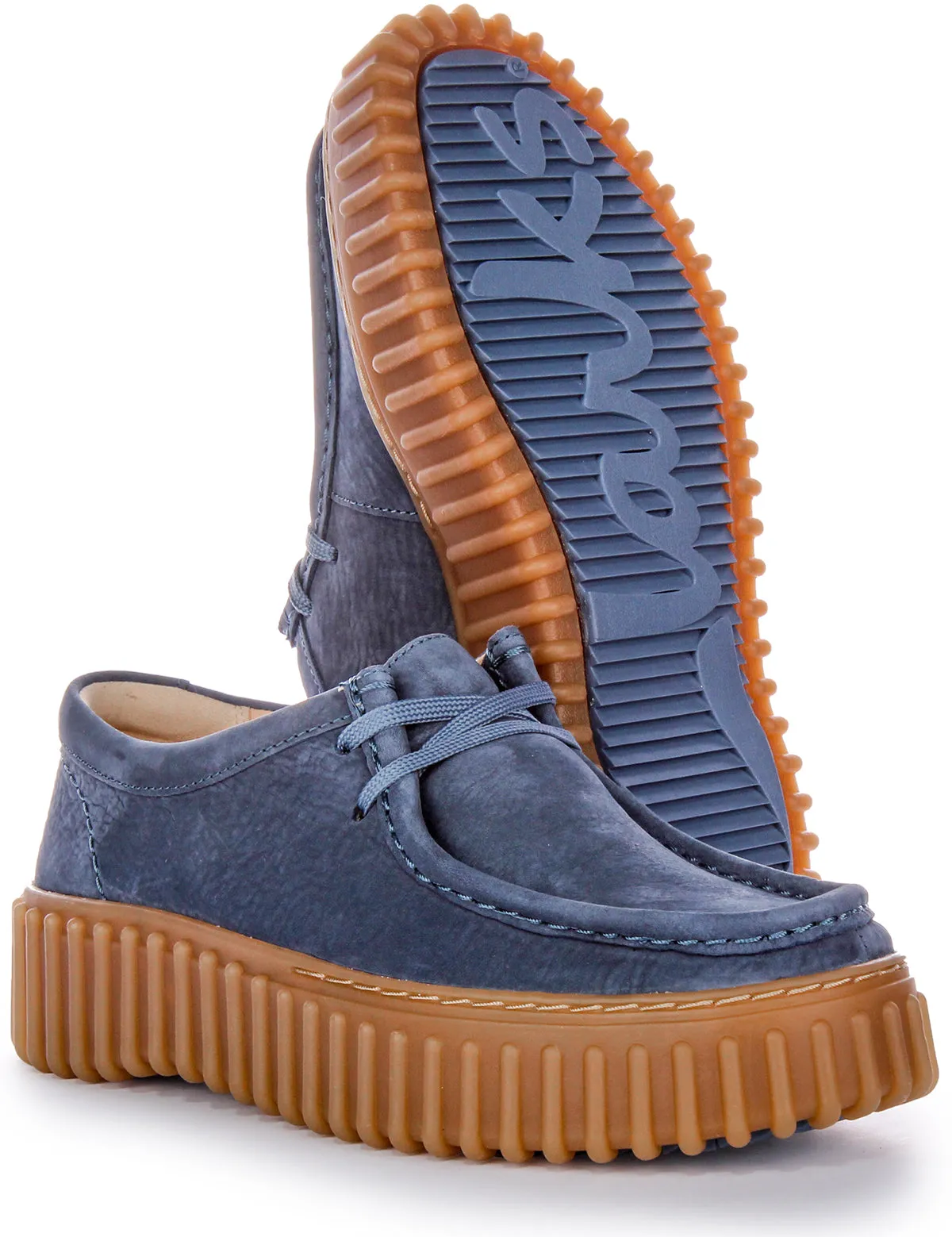 Clarks Torhill Beeswax In Blue For Women