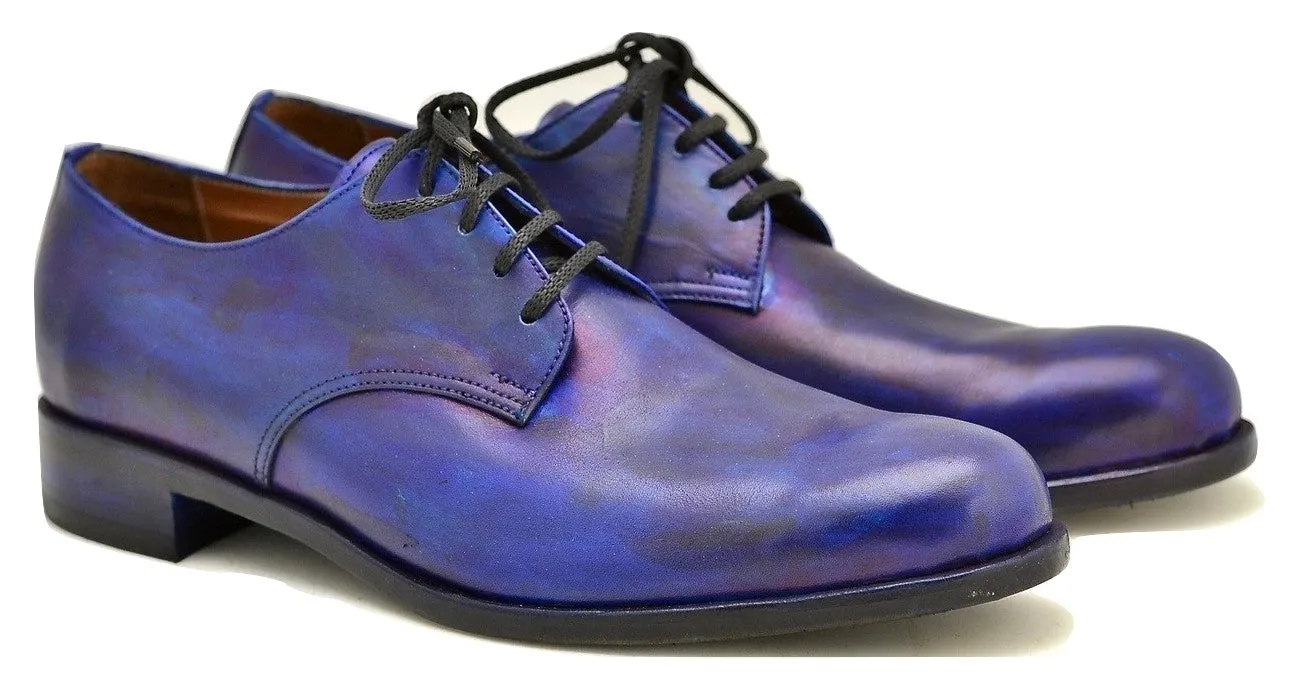 Derby shoe | Midnight blue | calf