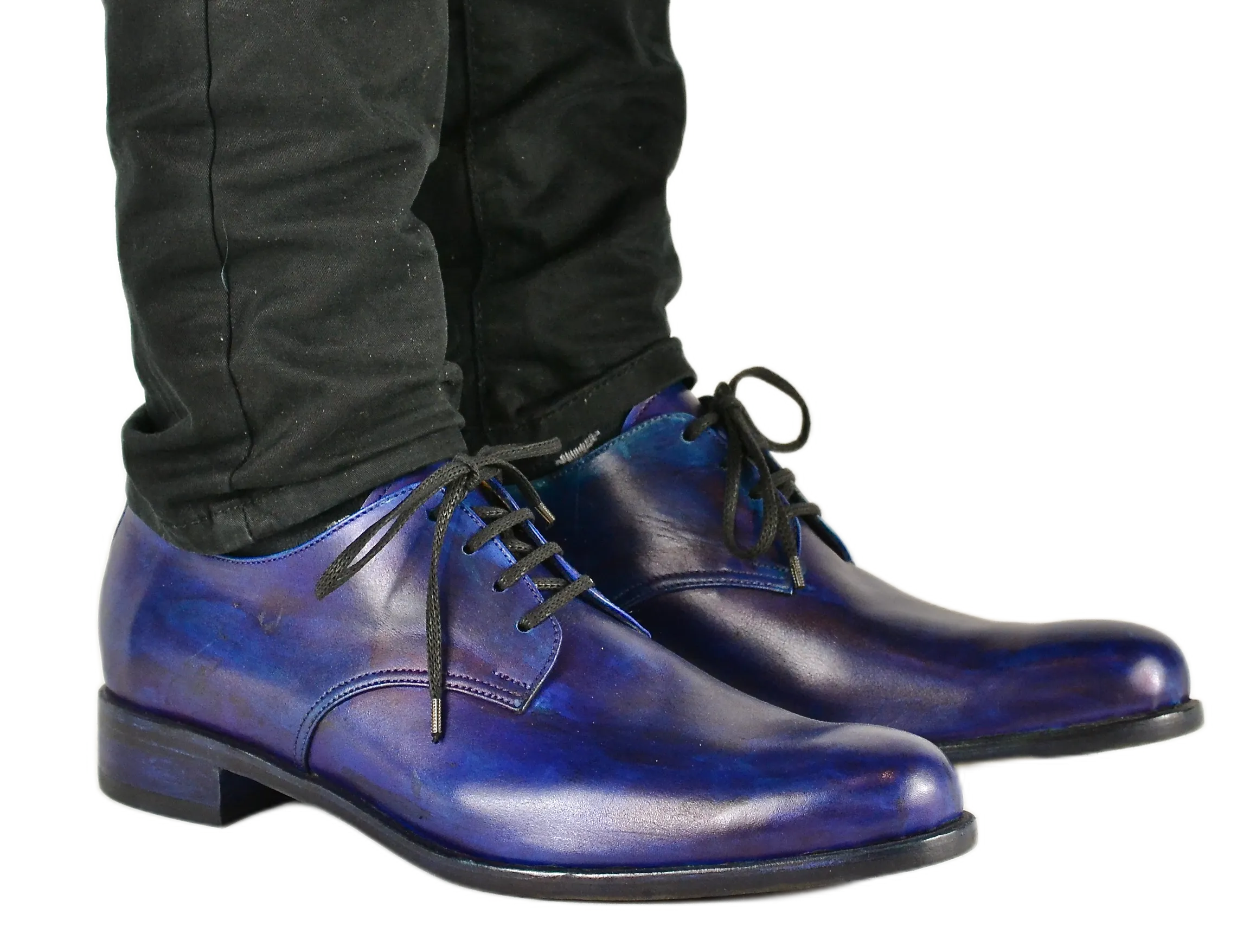 Derby shoe | Midnight blue | calf