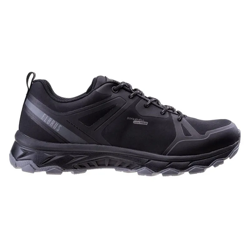 Elbrus Black Wesko Waterproof Mens Shoes - Black