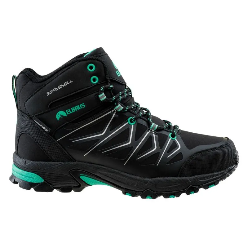 Elbrus Women Mabby Mid Waterproof Shoes - Black