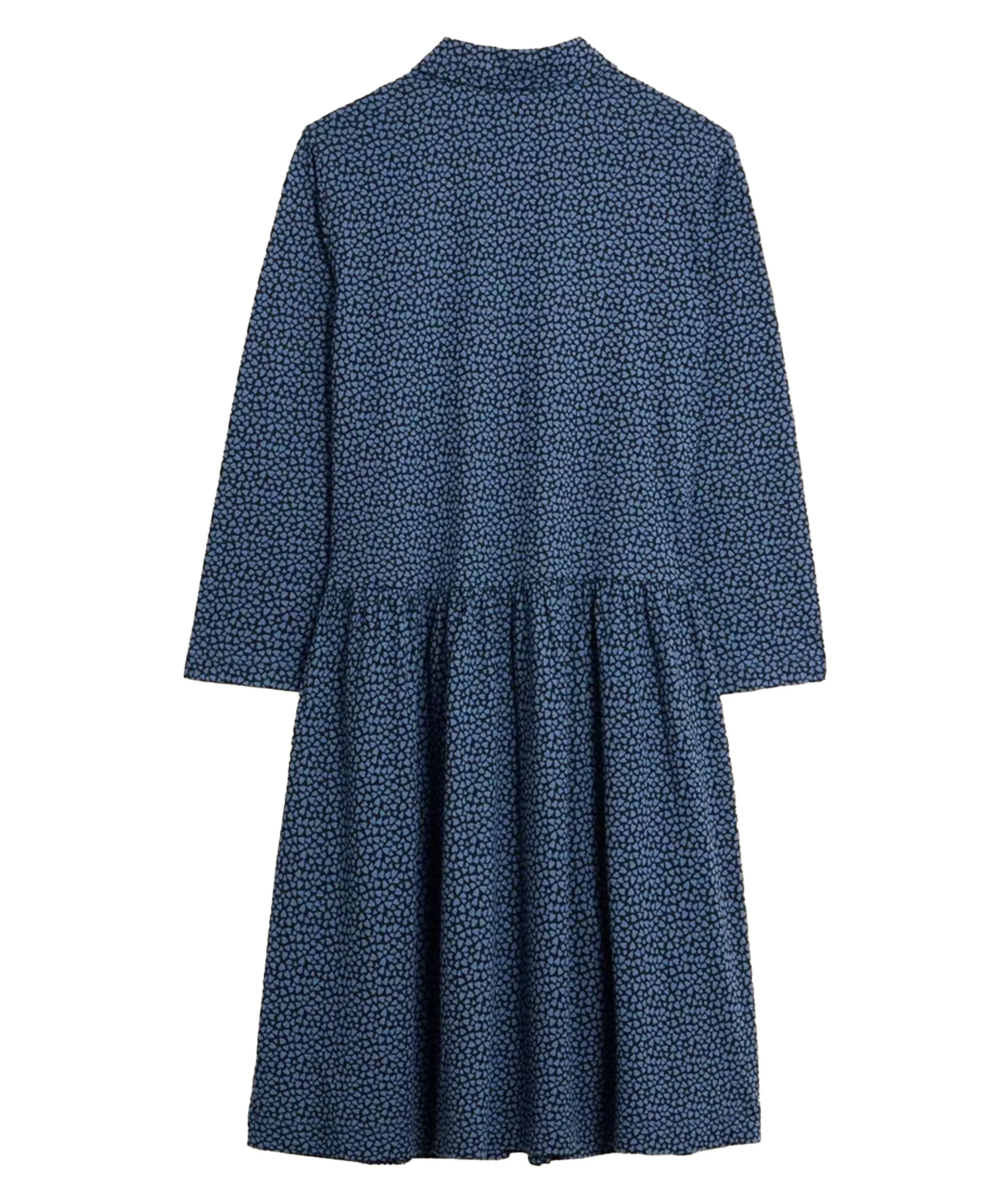 Everly Shirt Dress - Blue Print