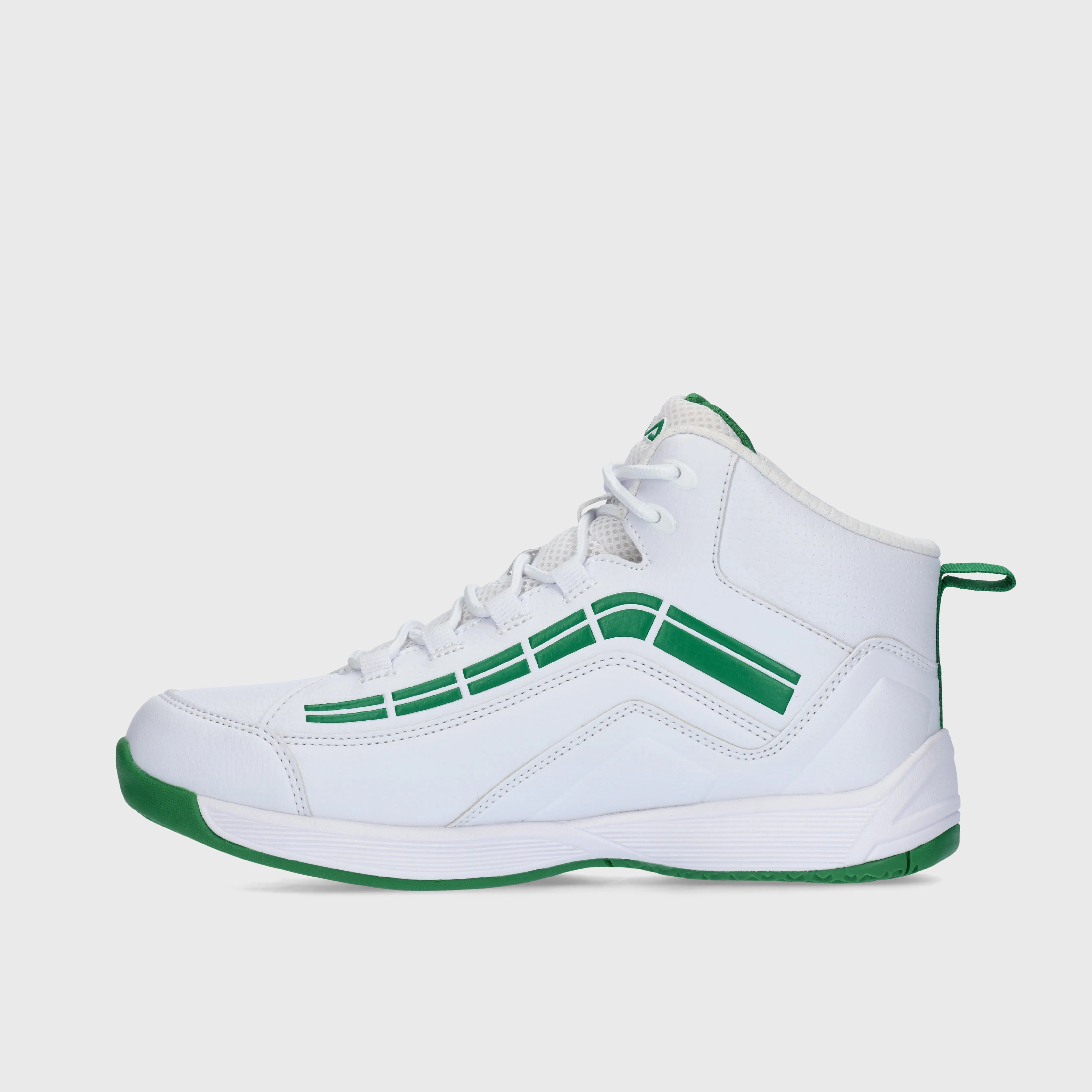 Youth White/Green Fila Spitfire 3 Sneaker (180873)