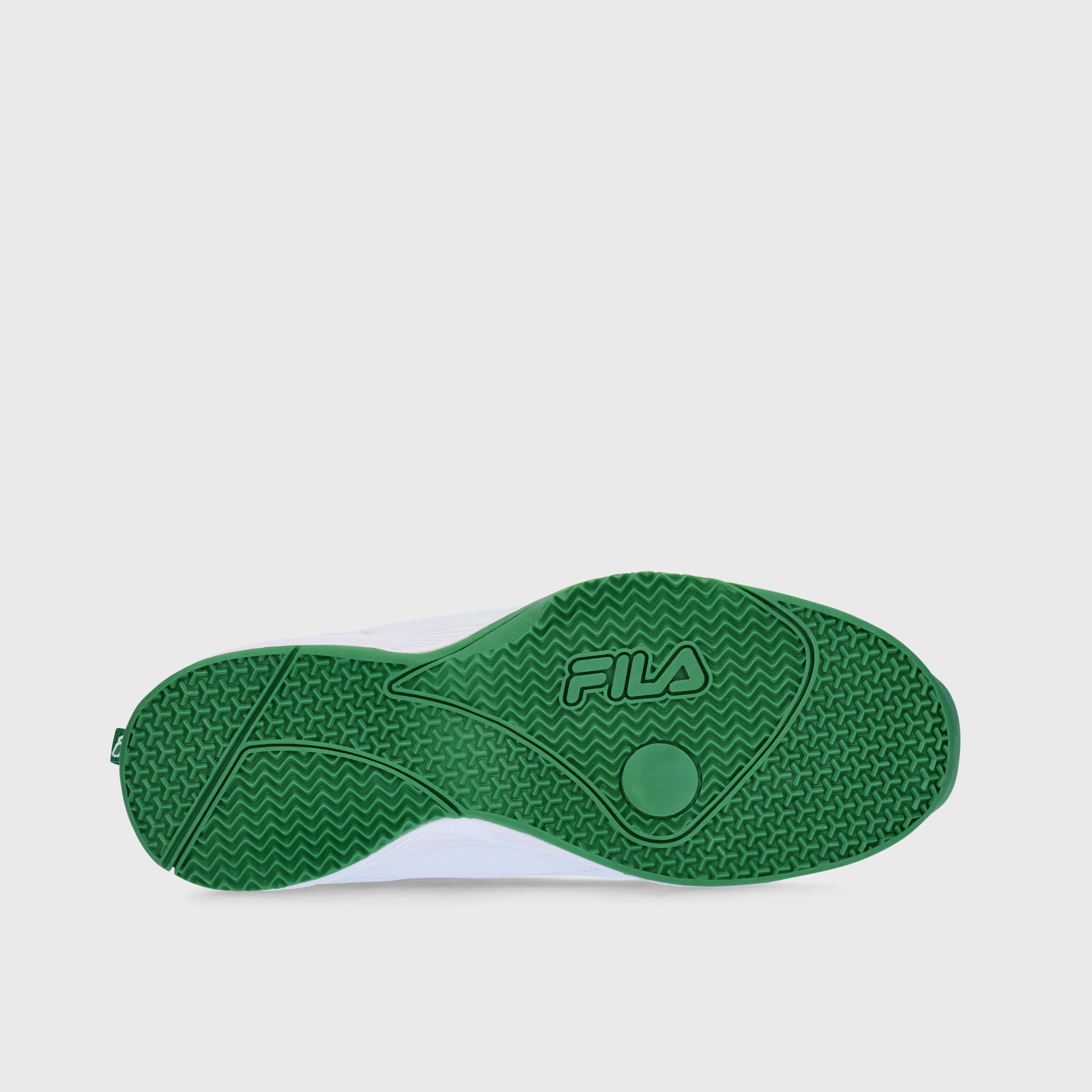 Youth White/Green Fila Spitfire 3 Sneaker (180873)