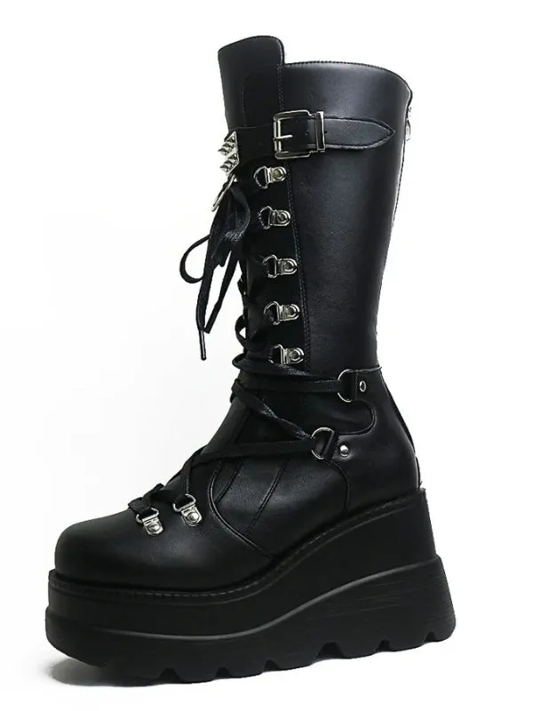 Gehenna Wedge Boots