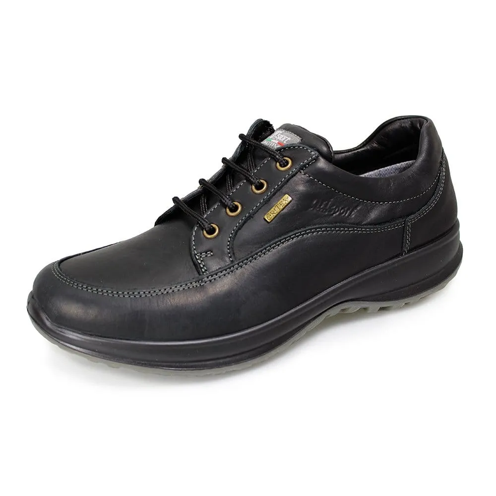 Grisport Livingston Black Shoes Leather Walking Shoe Water Resistant Comfort