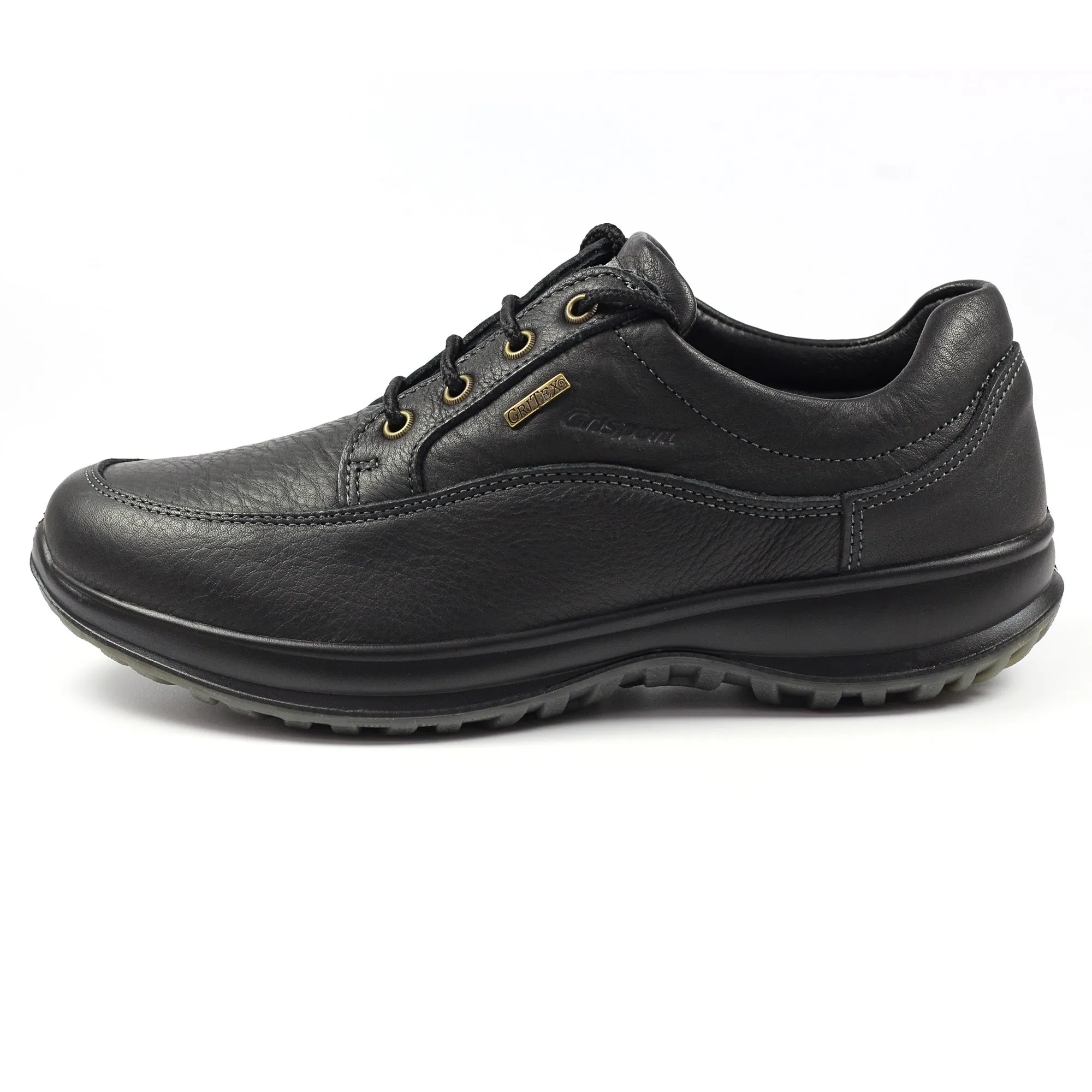 Grisport Livingston Black Shoes Leather Walking Shoe Water Resistant Comfort