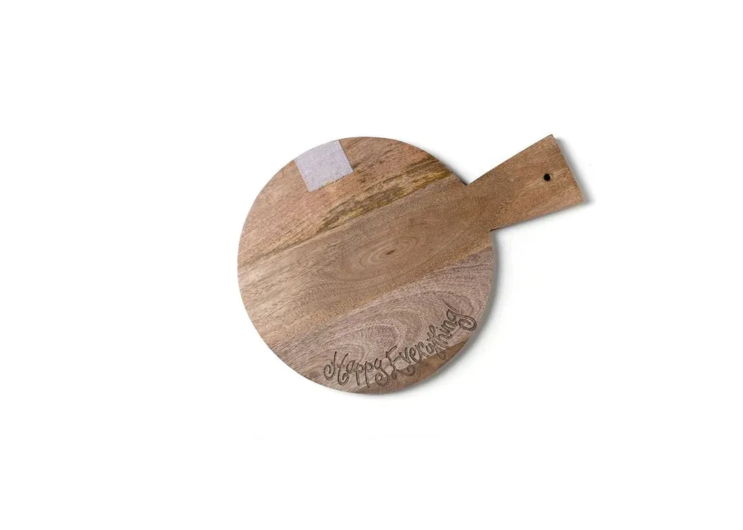 Happy Everything Mini Wood Serving Board