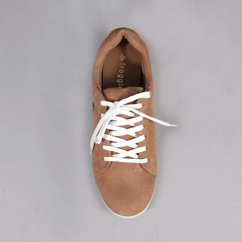 Lace-up Sneaker in Tan - 12656