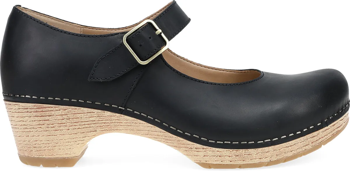 Lilah Black Heel Mary Jane