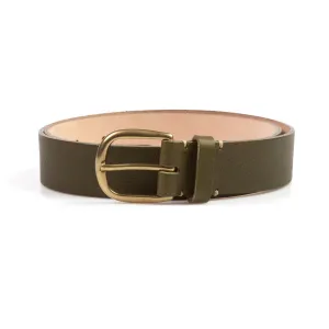 Lined Belt - Olive Badalassi Minerva Box