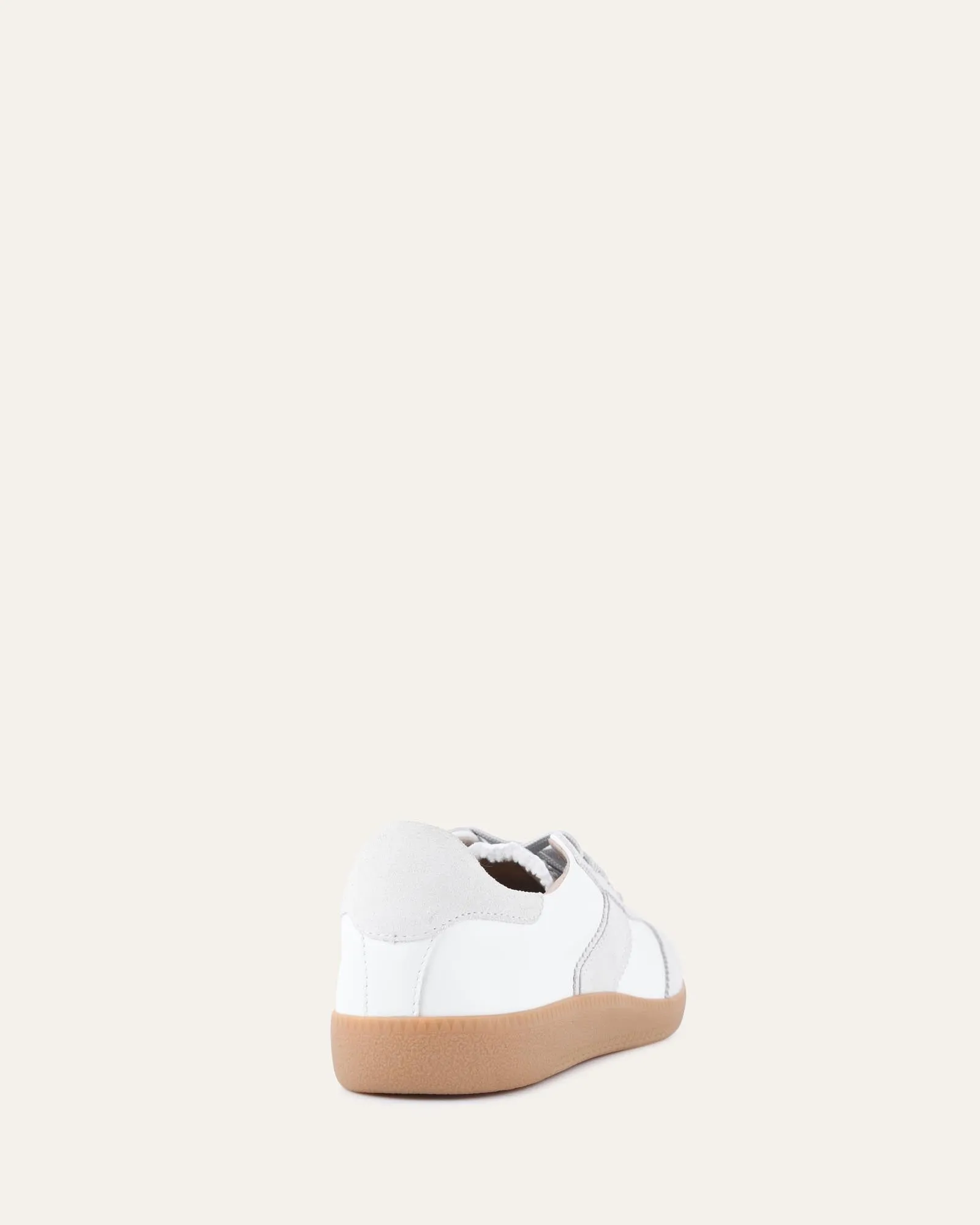 LOLA SNEAKERS WHITE GREY LEATHER