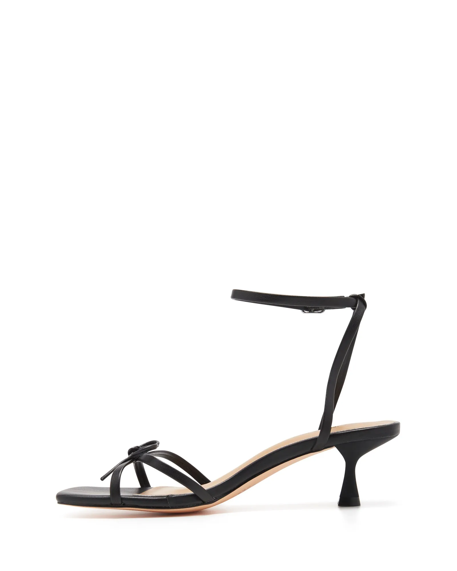 Luci Heel Black Smooth