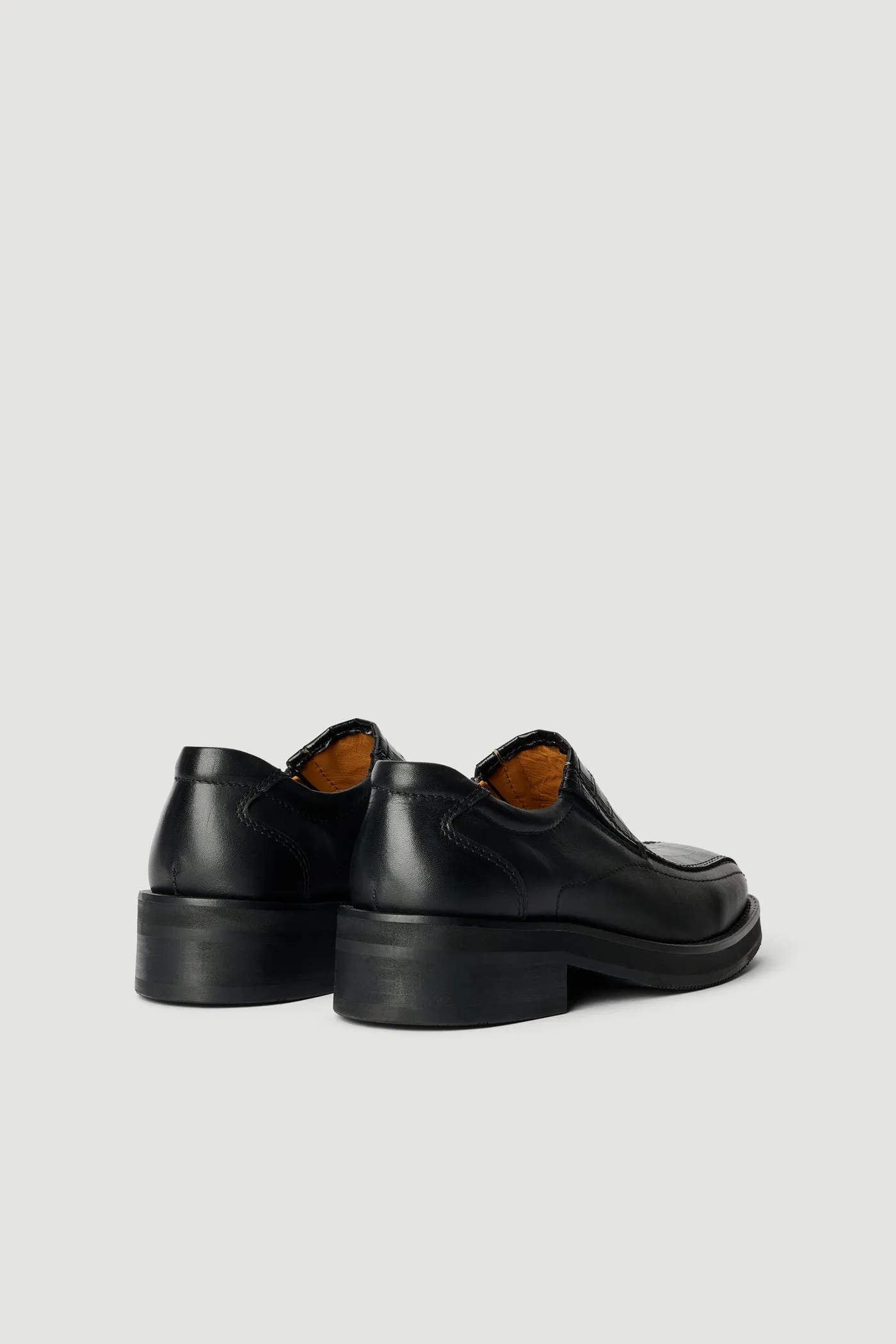 MIDORI croco loafers