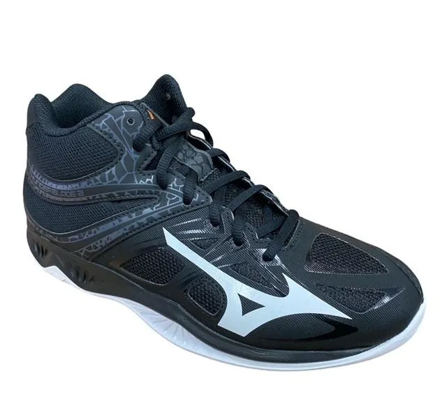 Mizuno men's high volleyball shoe Thunder Blade 2 Mid V1GA197550 black white