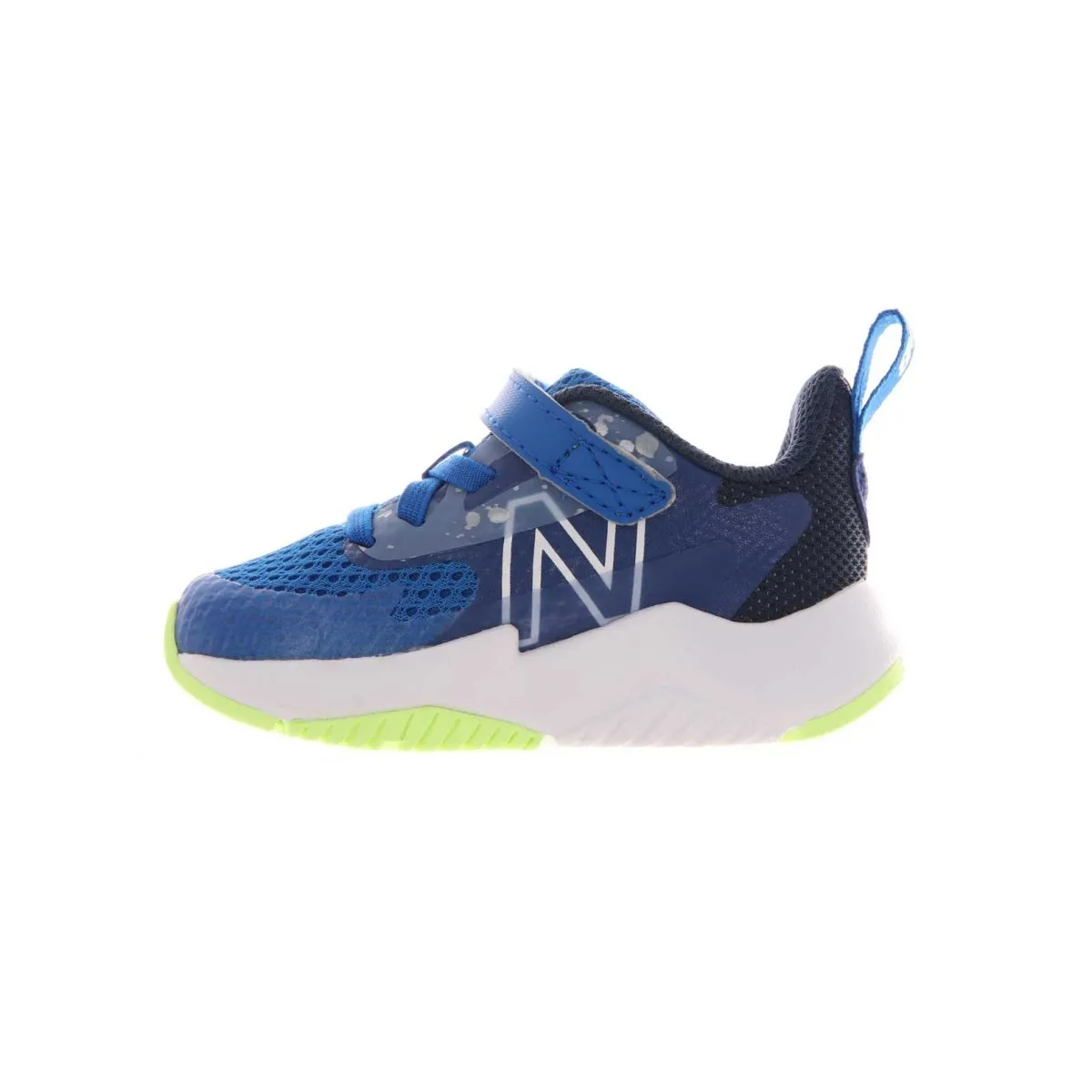 New Balance Toddler's Rave Run V2 Royal/Lime/White Velcro