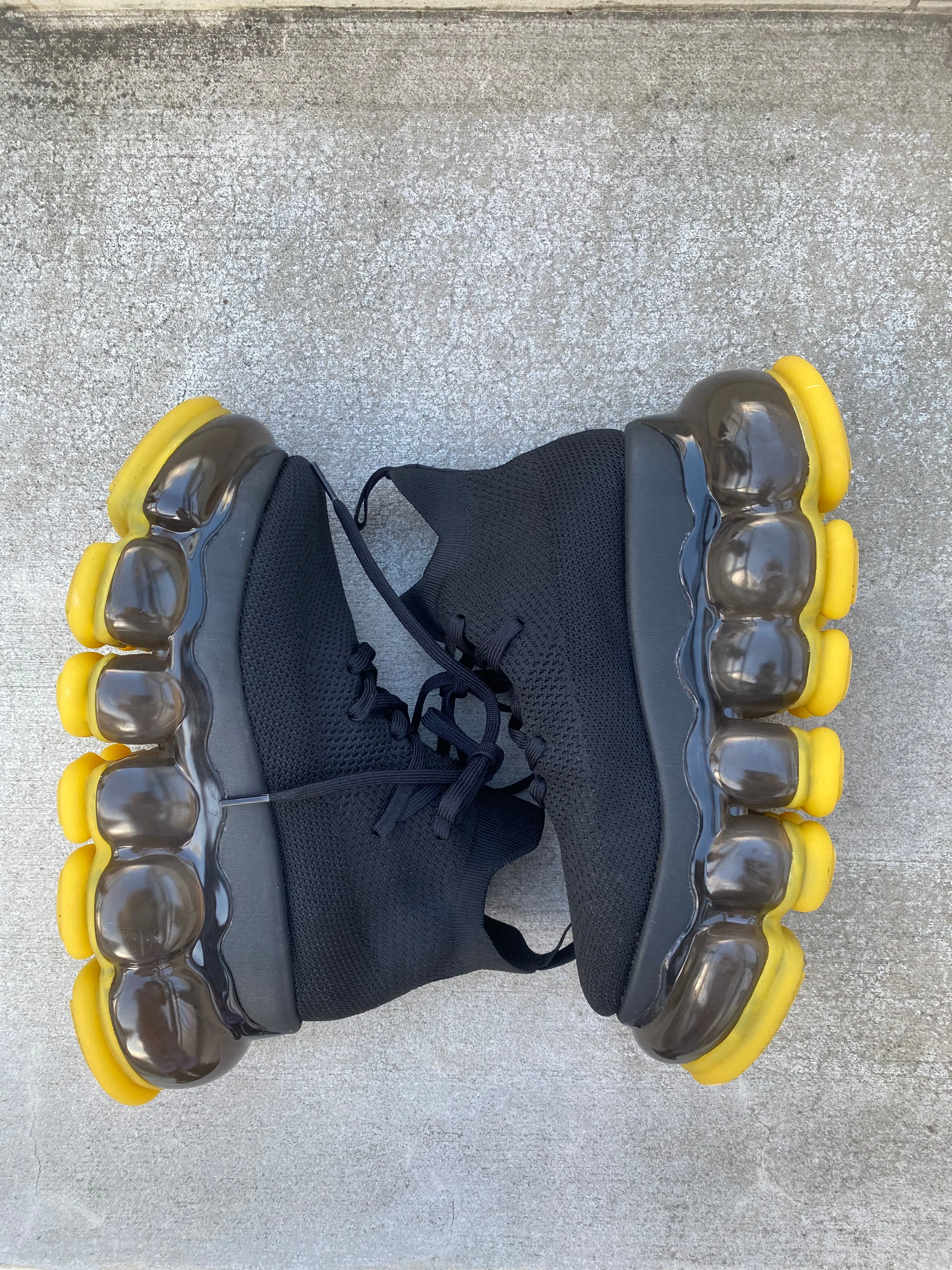 New "Jewelry" High Shoes / Yellow Black