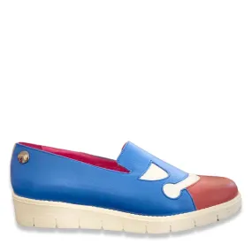 Nips- blue red and white sip on sneaker- Last pair 37