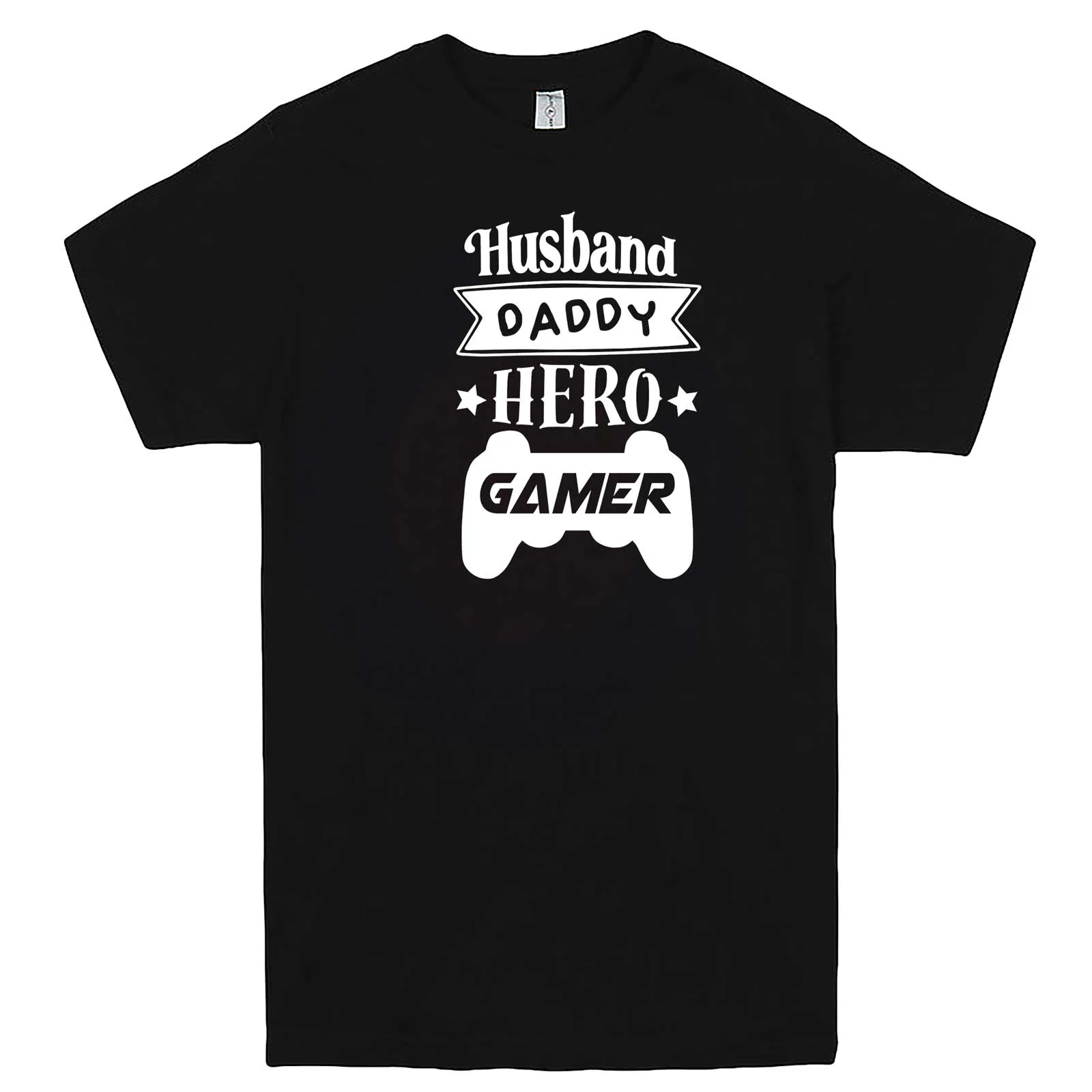 "Husband Daddy Hero Gamer" men's t-shirt