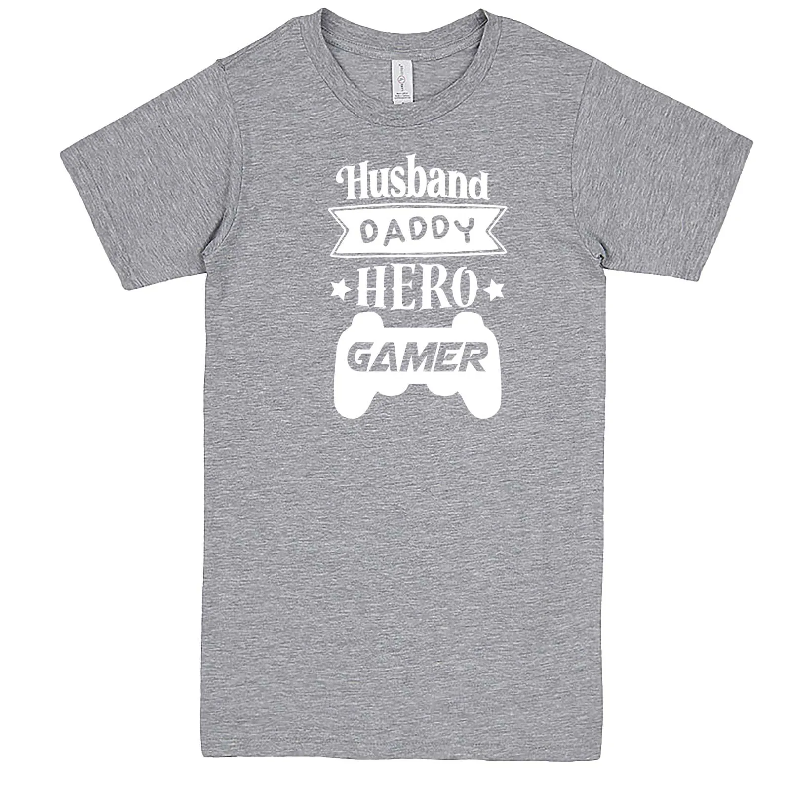 "Husband Daddy Hero Gamer" men's t-shirt