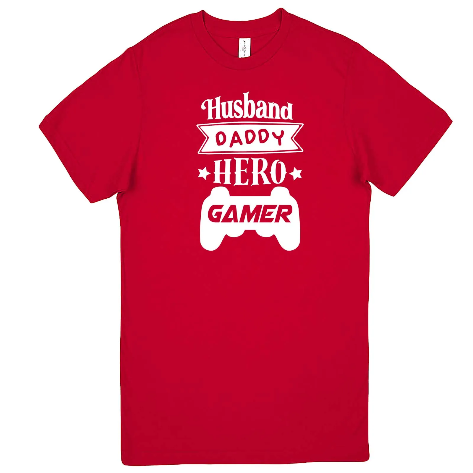 "Husband Daddy Hero Gamer" men's t-shirt